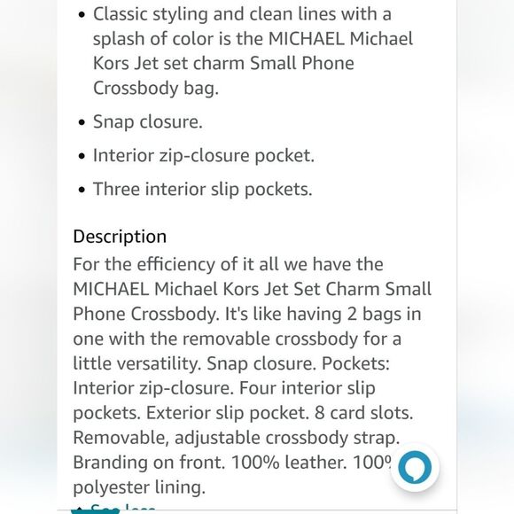 Michael Kors Jet Set Charm Small Phine Wristlet- Oxford - Picture 14 of 14